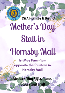 invitation to Hornsby's Stall in Hornsby Mall